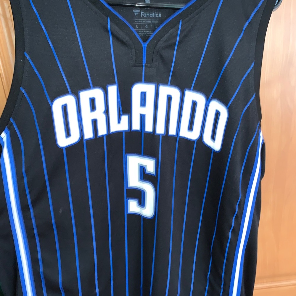 AUTHENITC MO BAMBA FANATICS BLACK JERSEY SIZE L